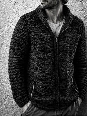 Leif Nelson | Hooded Knit Sweater | XL